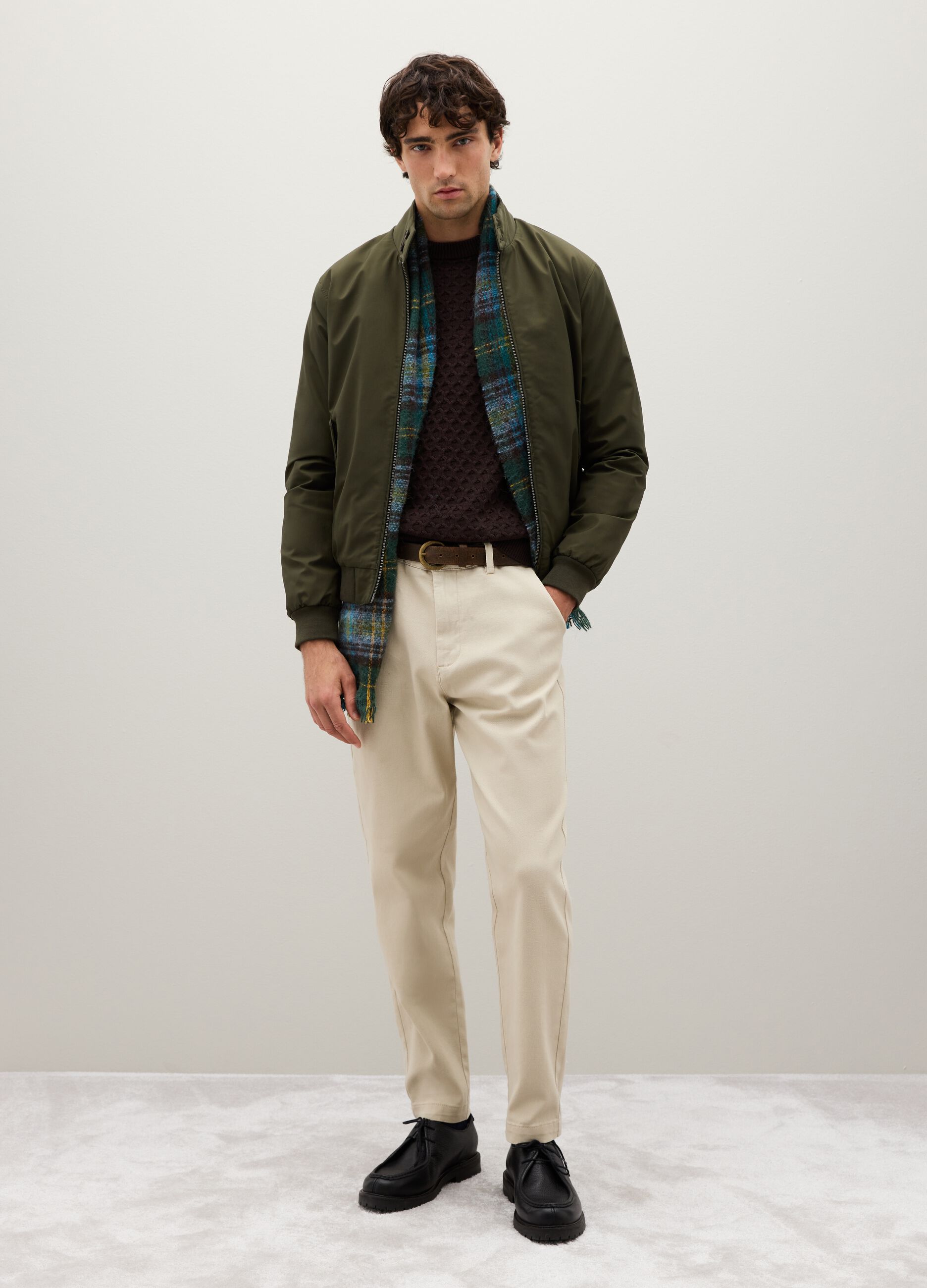 Giacca verde regular fit
