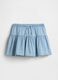 Pure cotton denim skirt_2