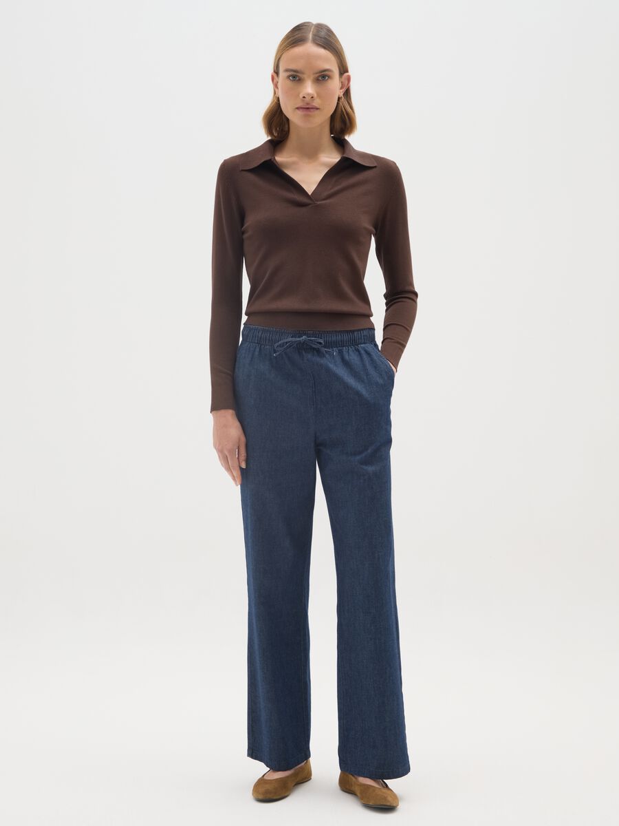 Brown Regular Fit Jumper_1