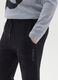 Boys' Black Cotton Regular Fit Joggers with Writing_2