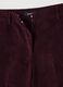 Pantaloni The Iconic Pants bordeaux in cotone e velluto_5
