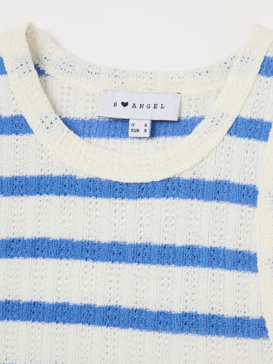 Striped crochet tank top_5