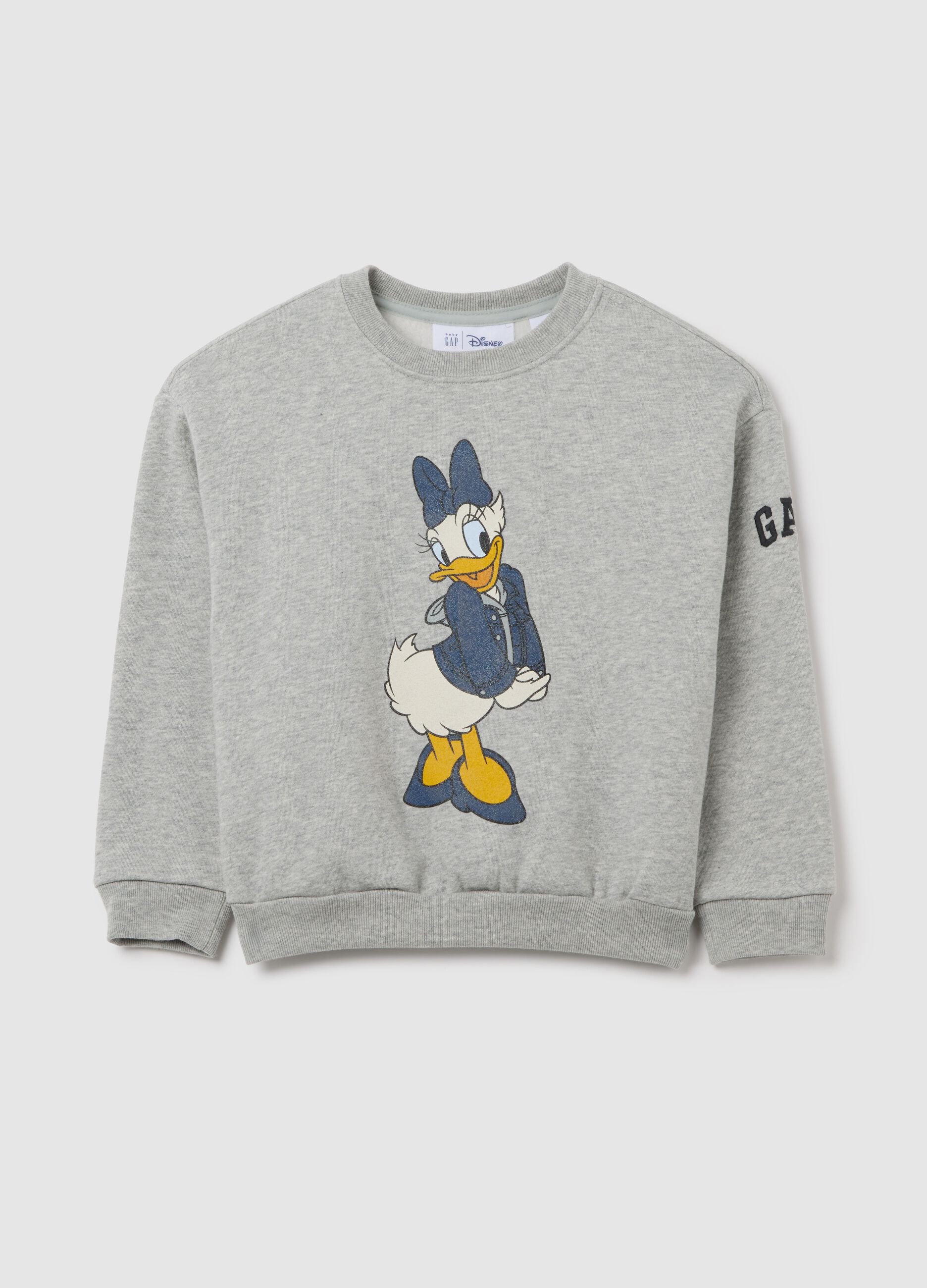 Grey sweatshirt with Daisy Duck print
