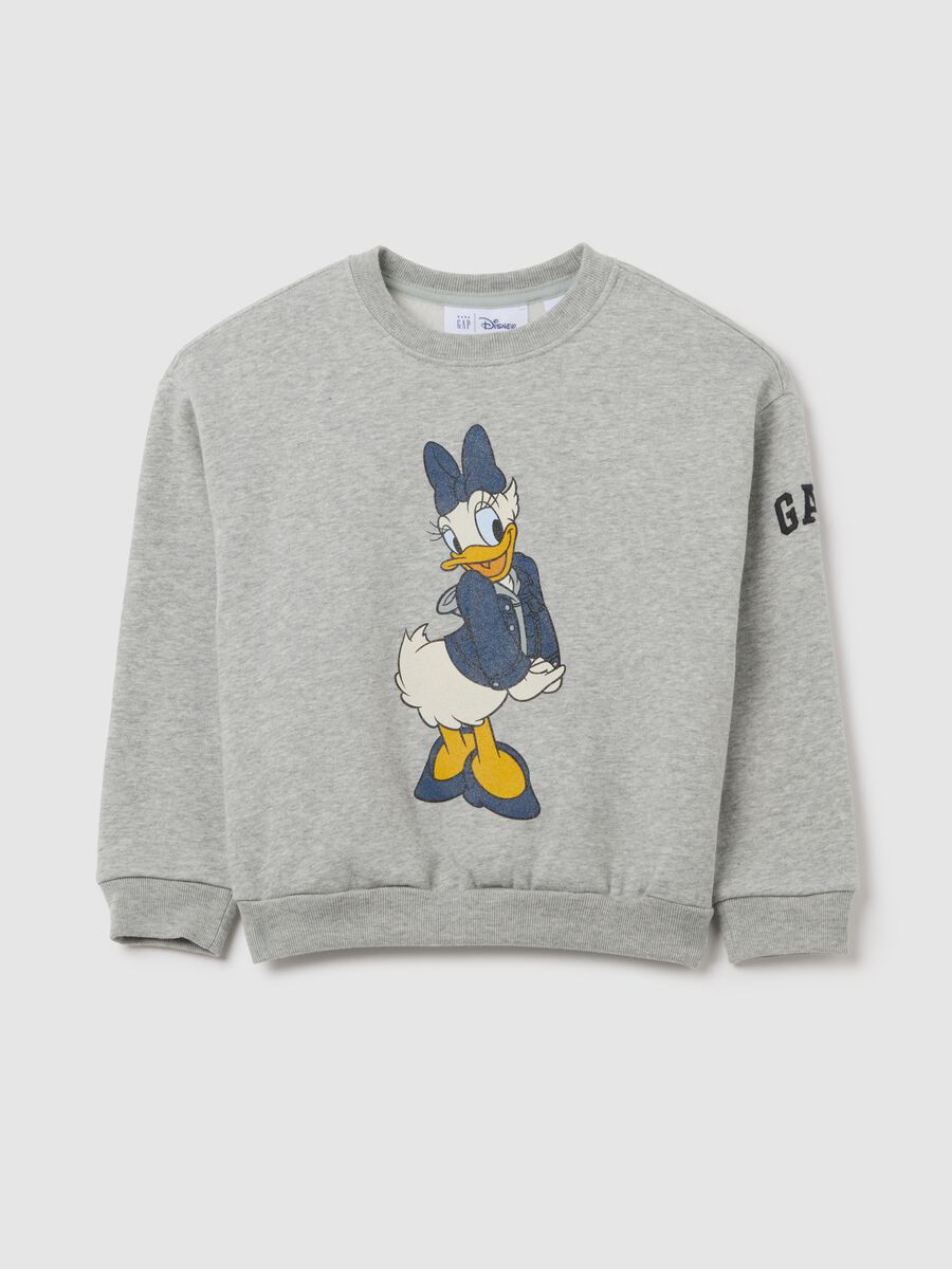 Grey sweatshirt with Daisy Duck print_0