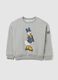 Grey sweatshirt with Daisy Duck print_0