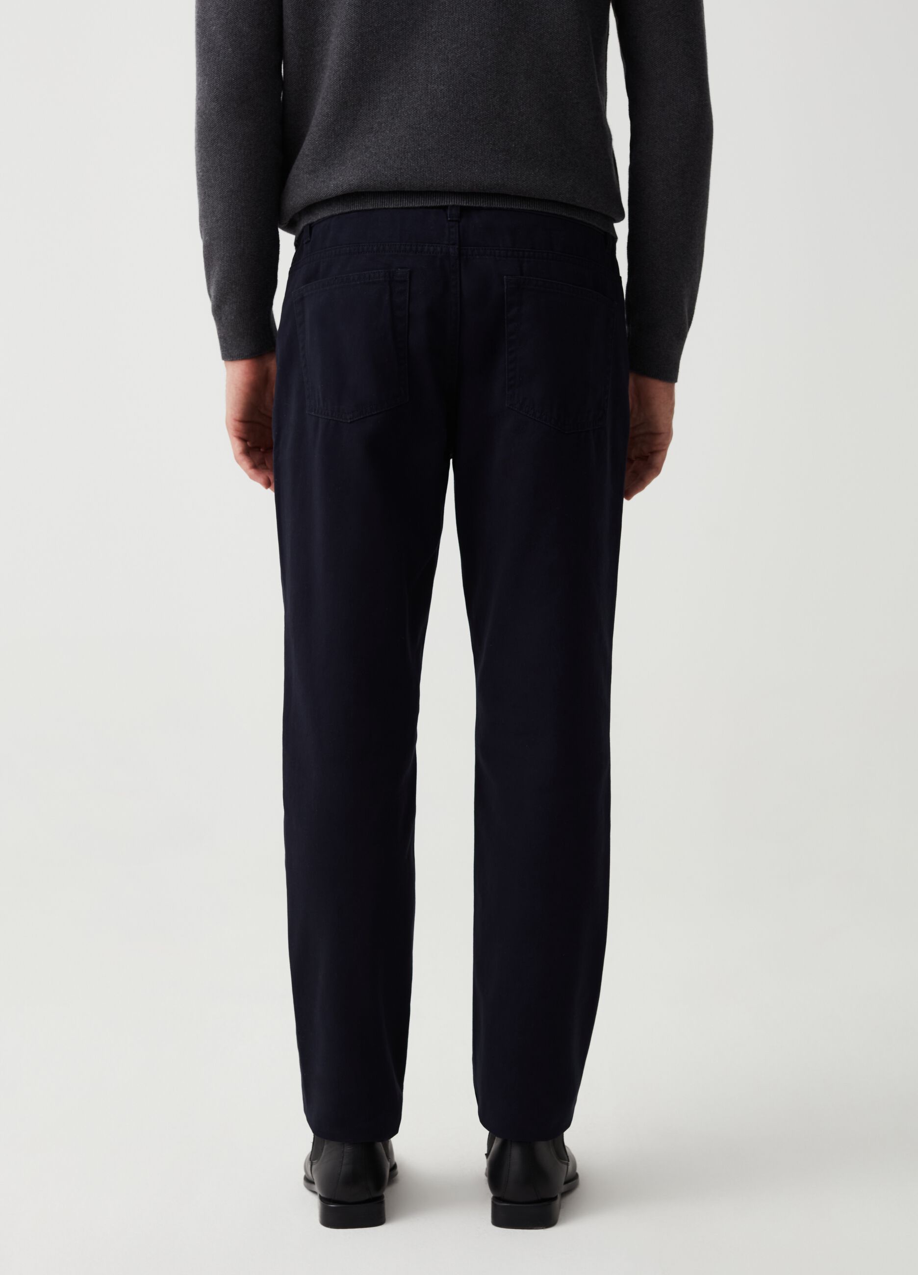 Pantaloni regular fit cinque tasche