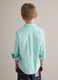 Boy's regular fit multicolour striped pure cotton shirt_1