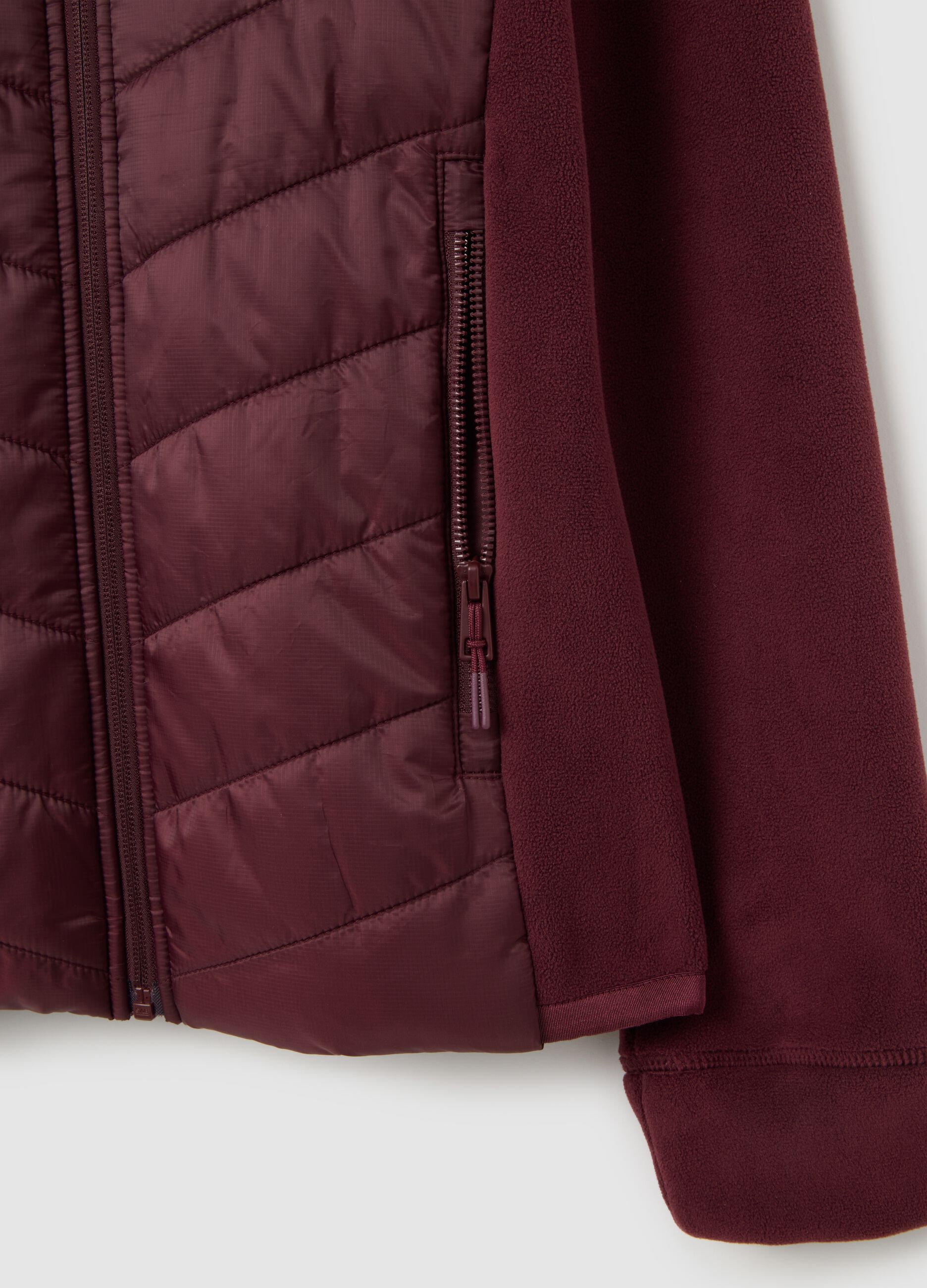 Giacca in tessuto elasticizzato rossa regular fit