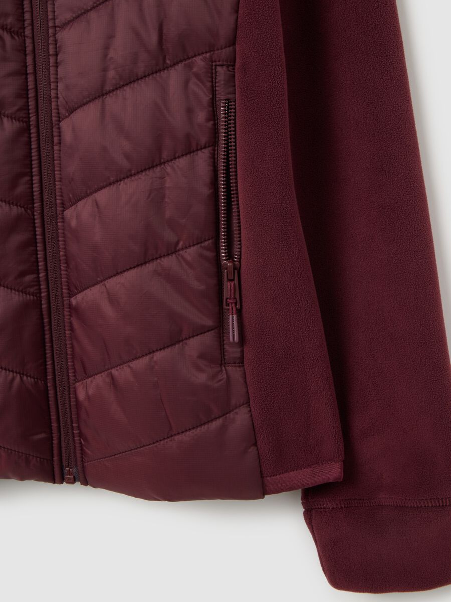 Giacca in tessuto elasticizzato rossa regular fit_1