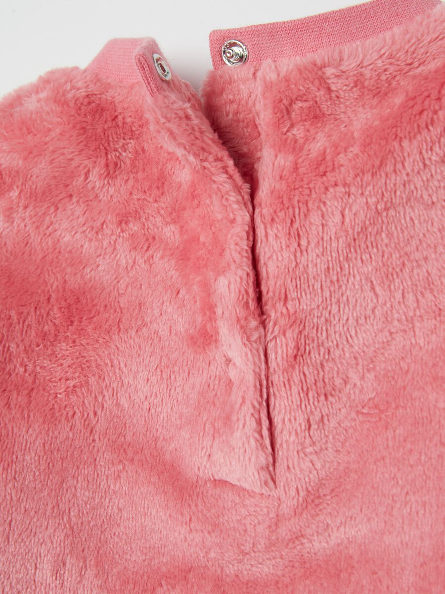 Faux fur pyjamas with koala embroidery_3