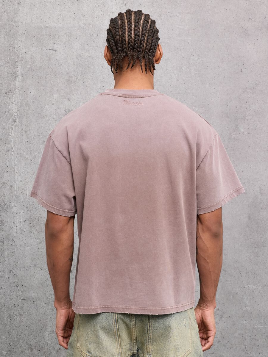 Sunfaded Oversize T-shirt Mocha_1