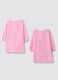 2-pack pink girls&rsquo; nursery school smocks with white collar_1