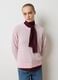 Pink pure wool crew neck jumper, regular fit_2