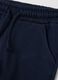 Regular fit blue cotton kid's joggers_2
