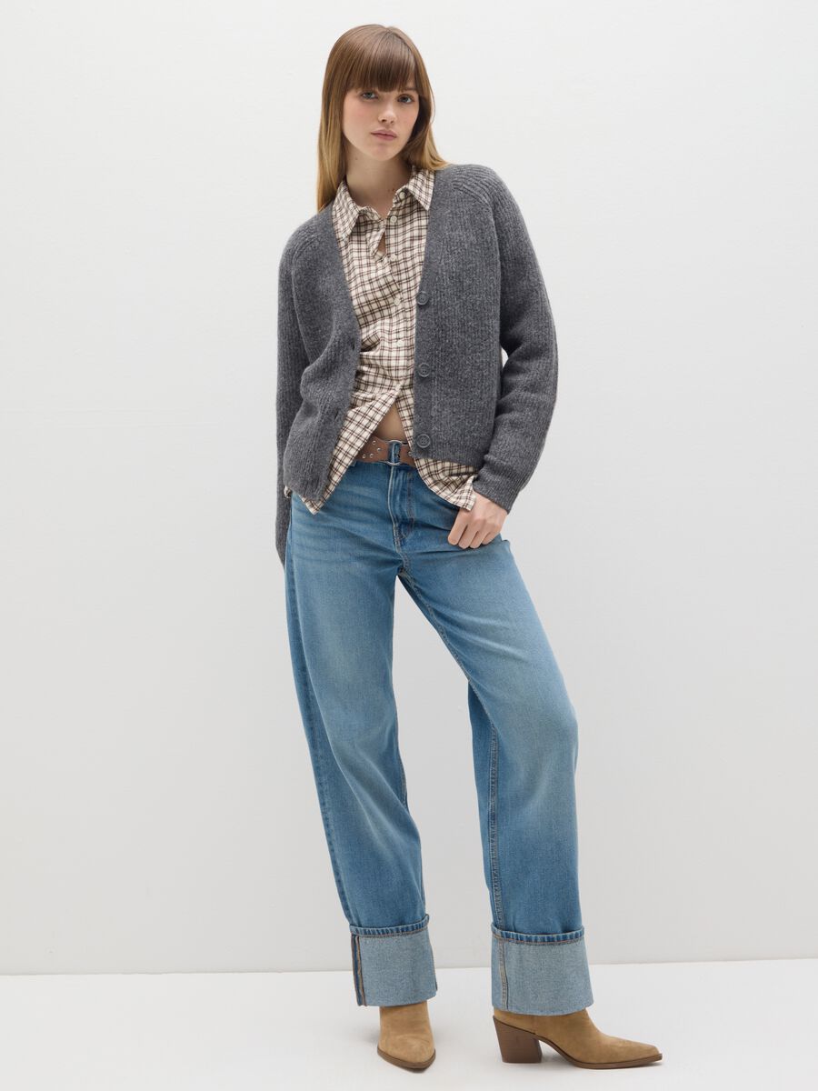 Stretch Grey Cardigan_1