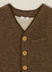 Brown vest in cotton and acrylic blend_2
