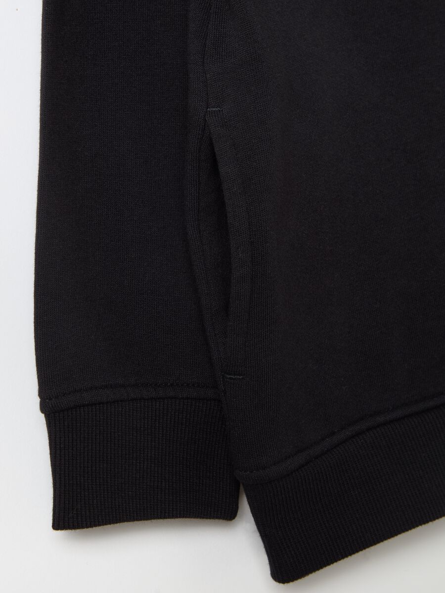 Organic cotton full-zip sweatshirt with hood_3