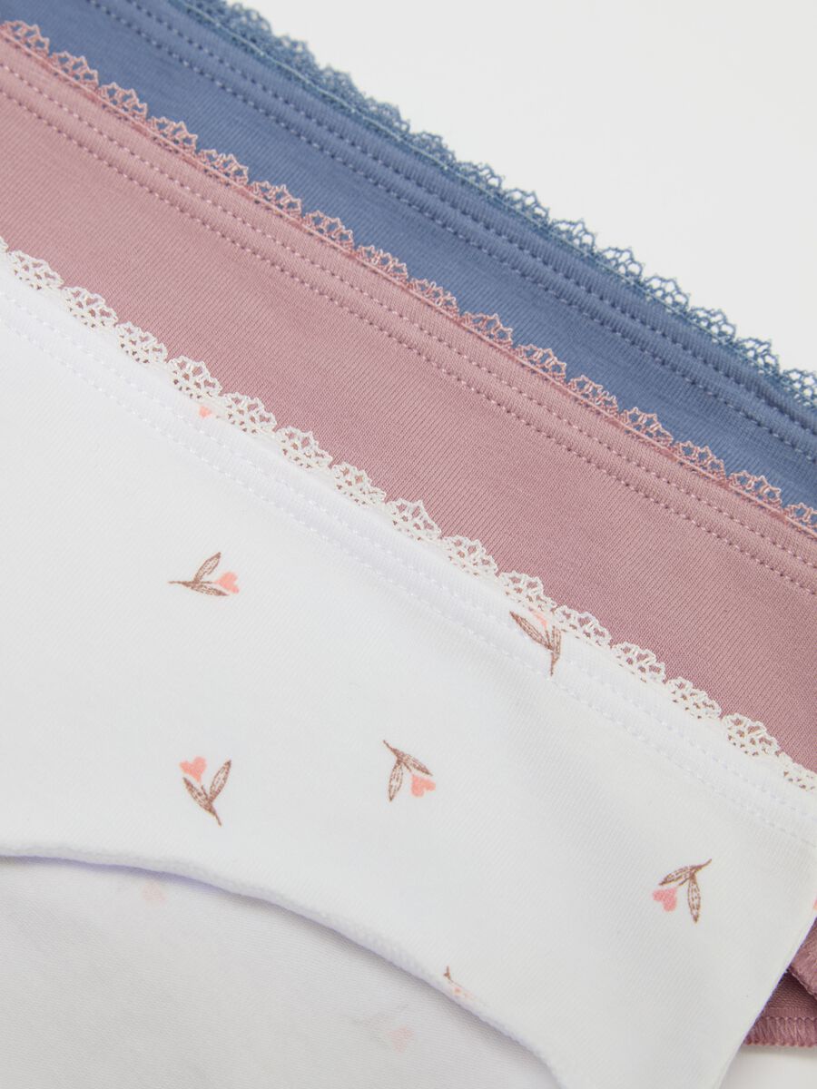 Three-pack stretch cotton briefs with print_5