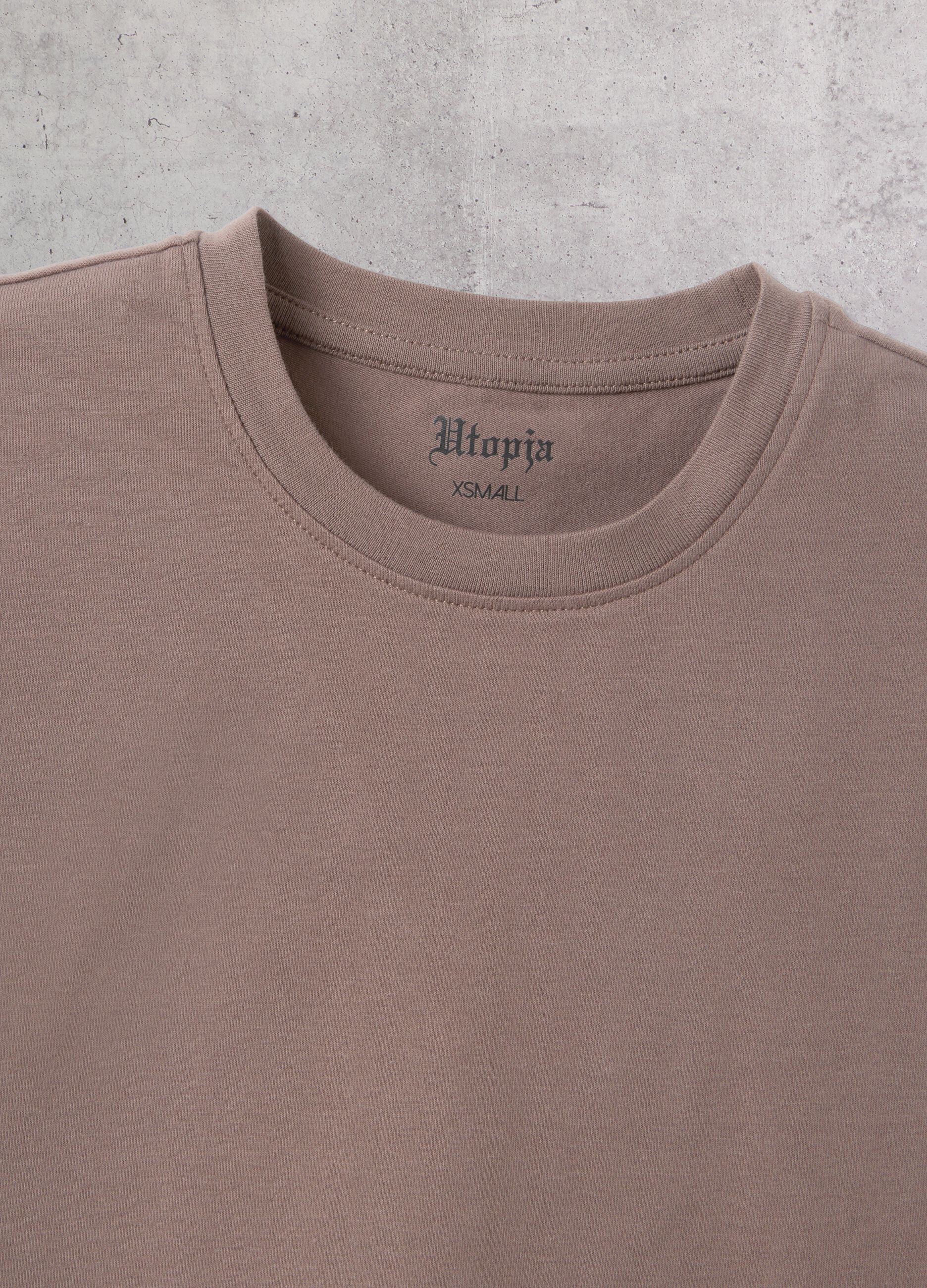 Mocha Crop T-shirt