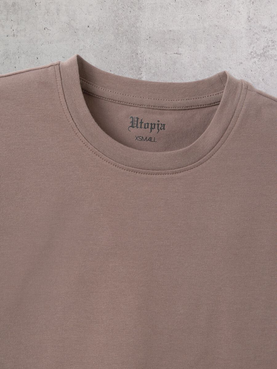 Crop T-shirt Mocha_7