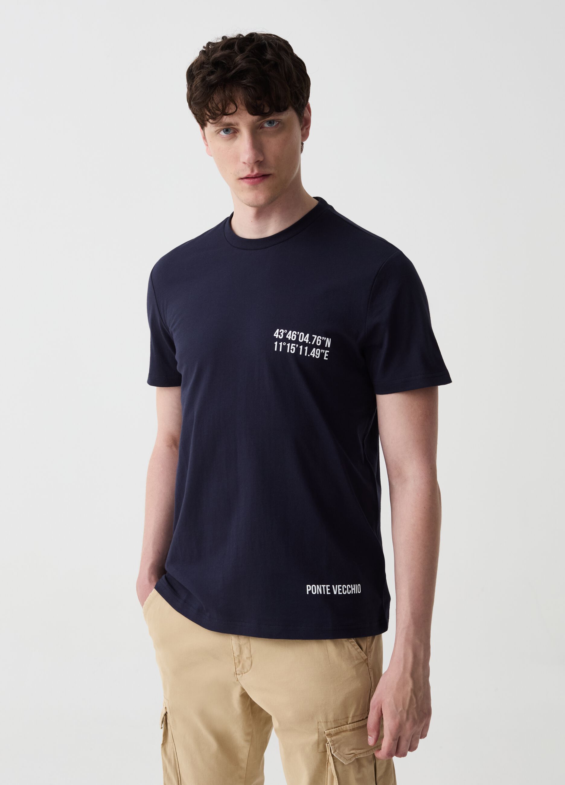 Ovs T-shirt con stampa Firenze Ponte Vecchio