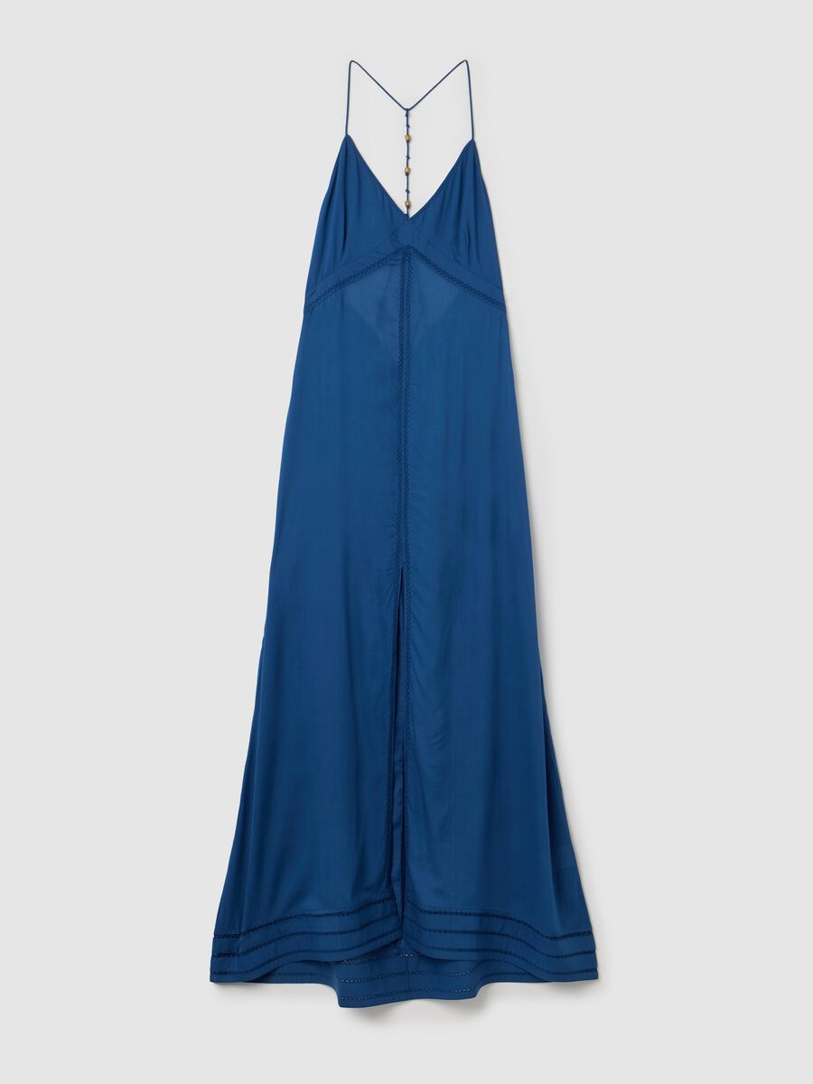 Long viscose beach cover-up dress_4