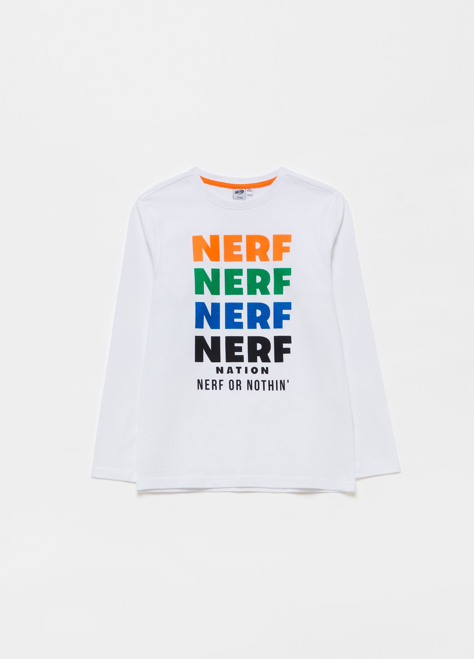 Long-sleeved T-shirt with NERF print