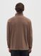 Brown Fleece Half-Zip Sweatshirt_2