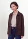 Brown regular-fit jacket with buttons_0