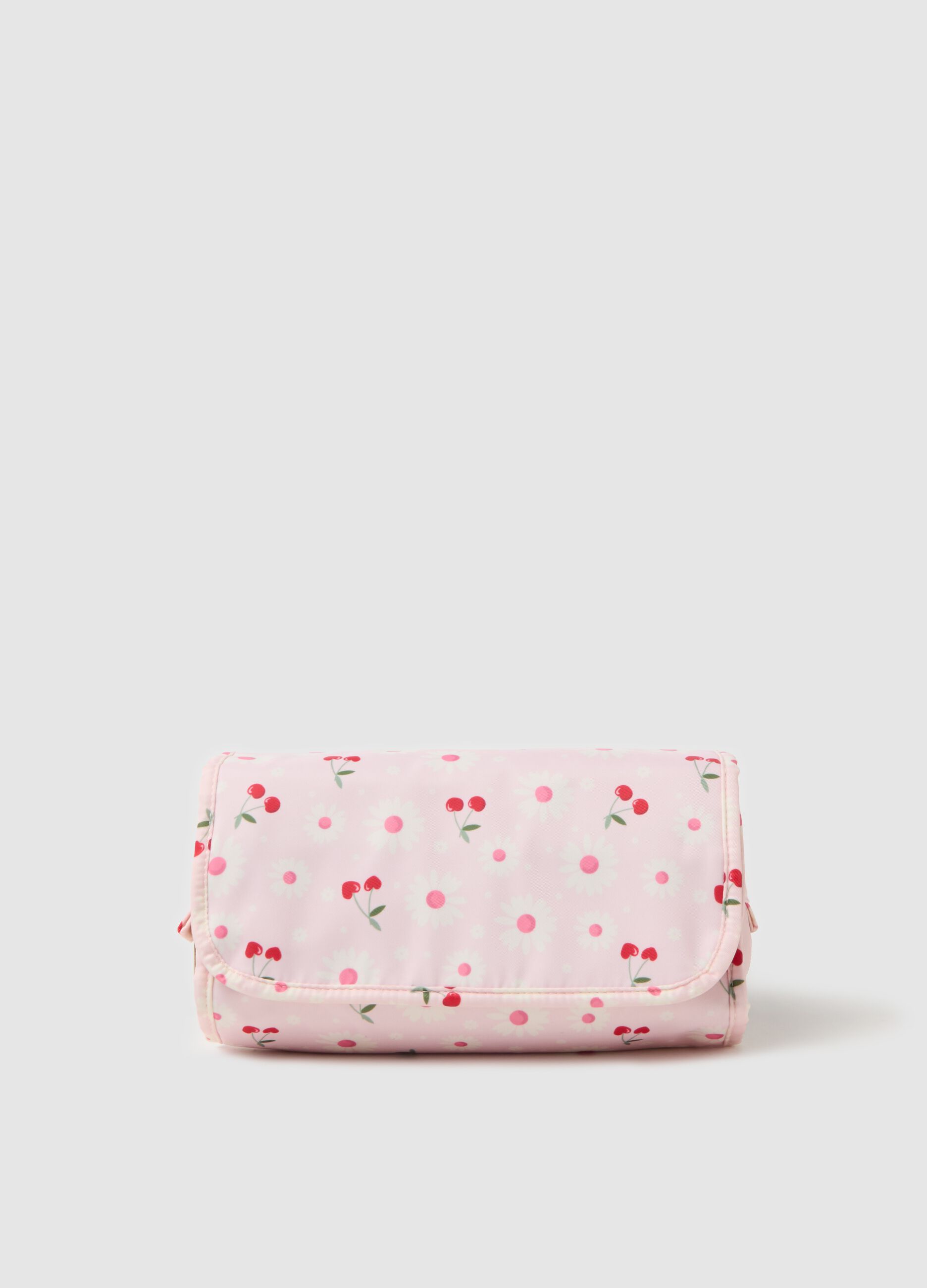 Beauty case da viaggio stampato con gancio