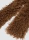 Sciarpa marrone effetto peluche_2