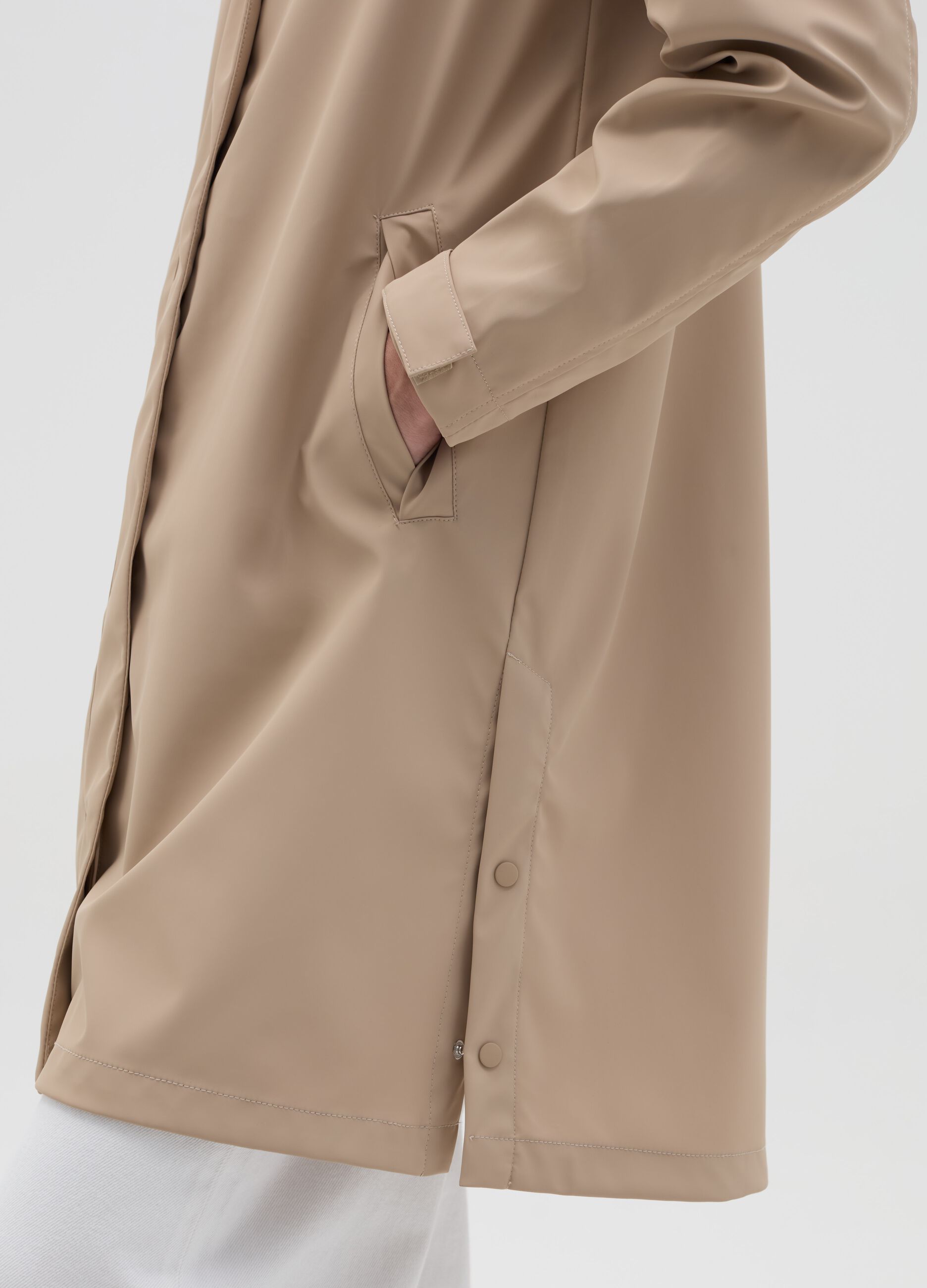 Parka lungo con cappuccio