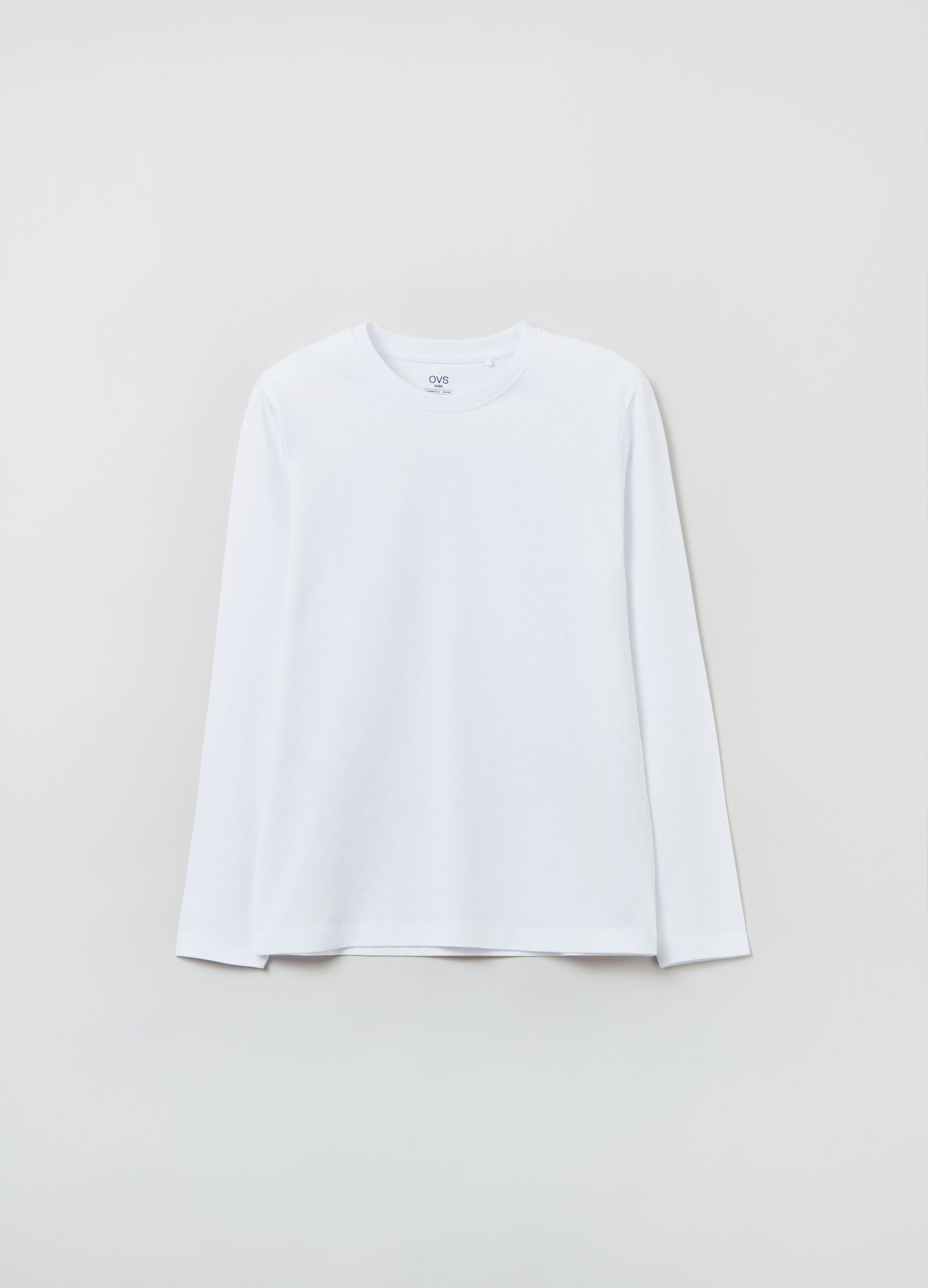 T-shirt in cotone tinta unita