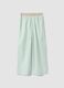Green striped stretch cotton-blend poplin pyjama trousers_4