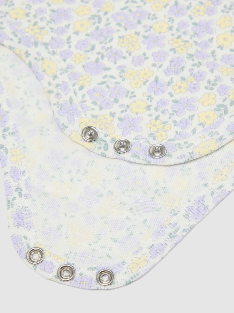 Tripack body senza maniche in puro cotone multicolor da neonata_2
