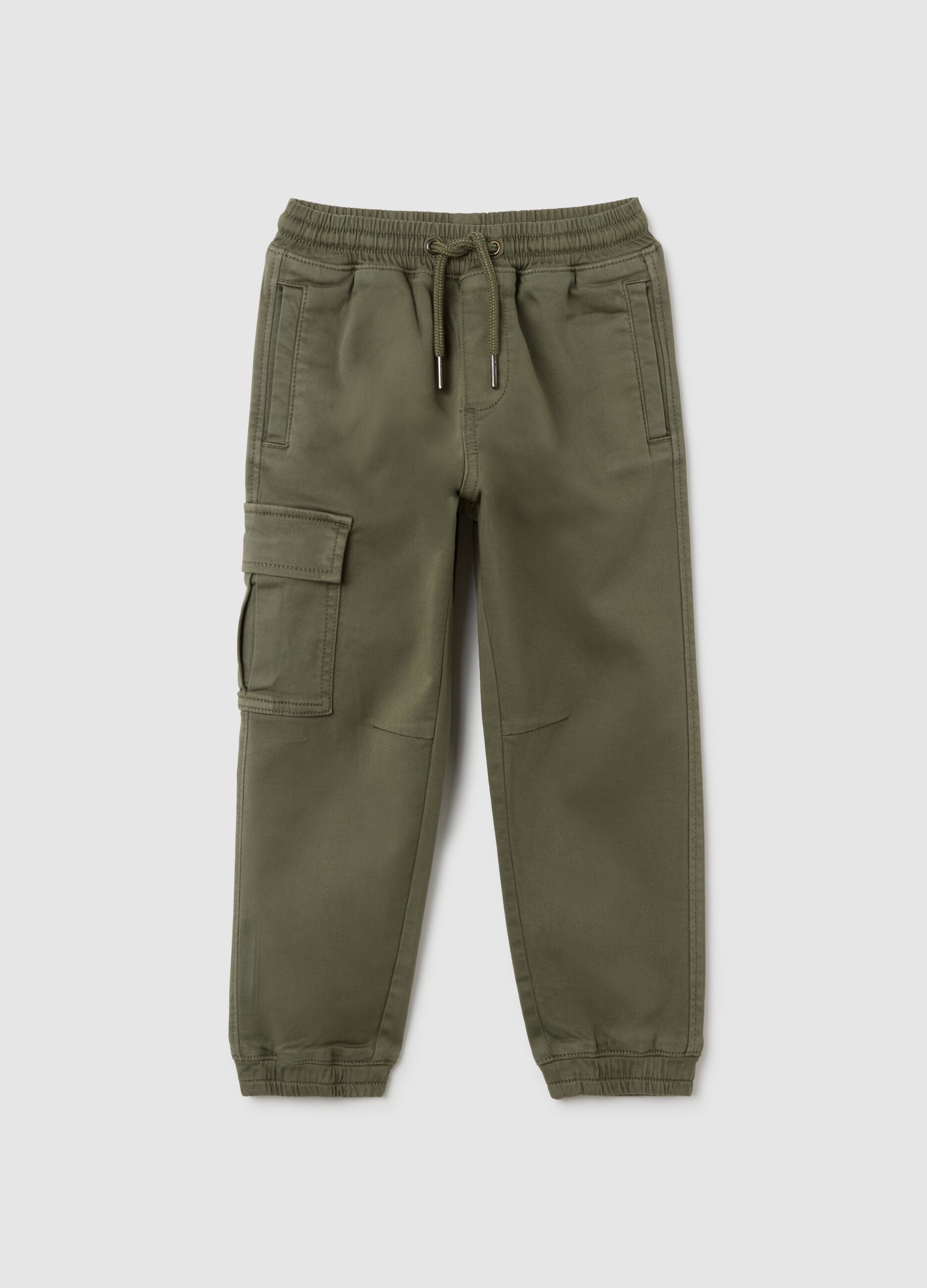 Green Cotton Children's Trousers