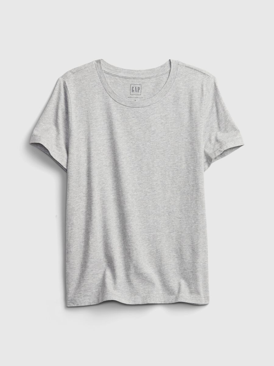 Cotton T-shirt with round neck_4