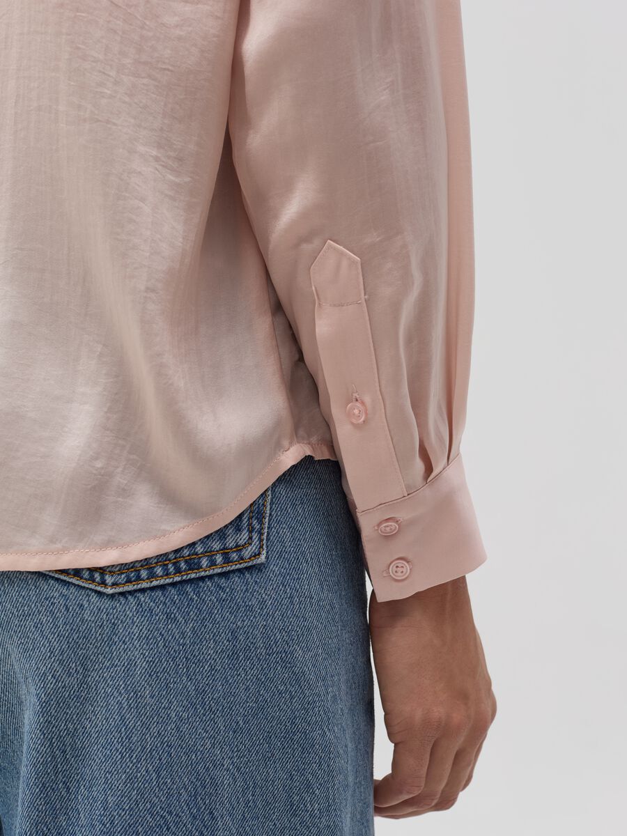 Camicia in satin tinta unita_3