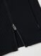 Full-Zip Ribbed Knit Black_8