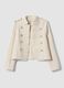 Giacca beige in misto cotone e viscosa_4