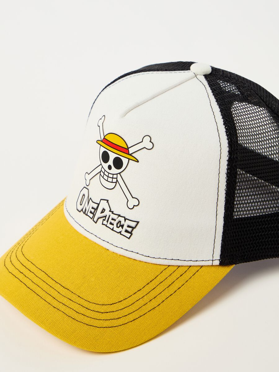 Baseball cap with One Piece print_1
