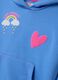 Blue cotton-blend hoodie with embroidered details, regular fit_2