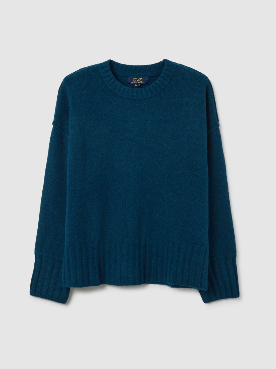 Oversized blue blend sweater_4