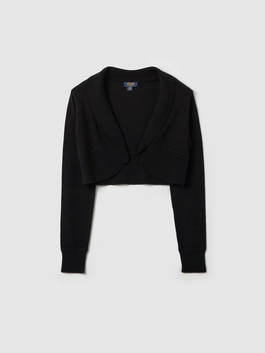Edge to edge cardigan with shawl neck_3