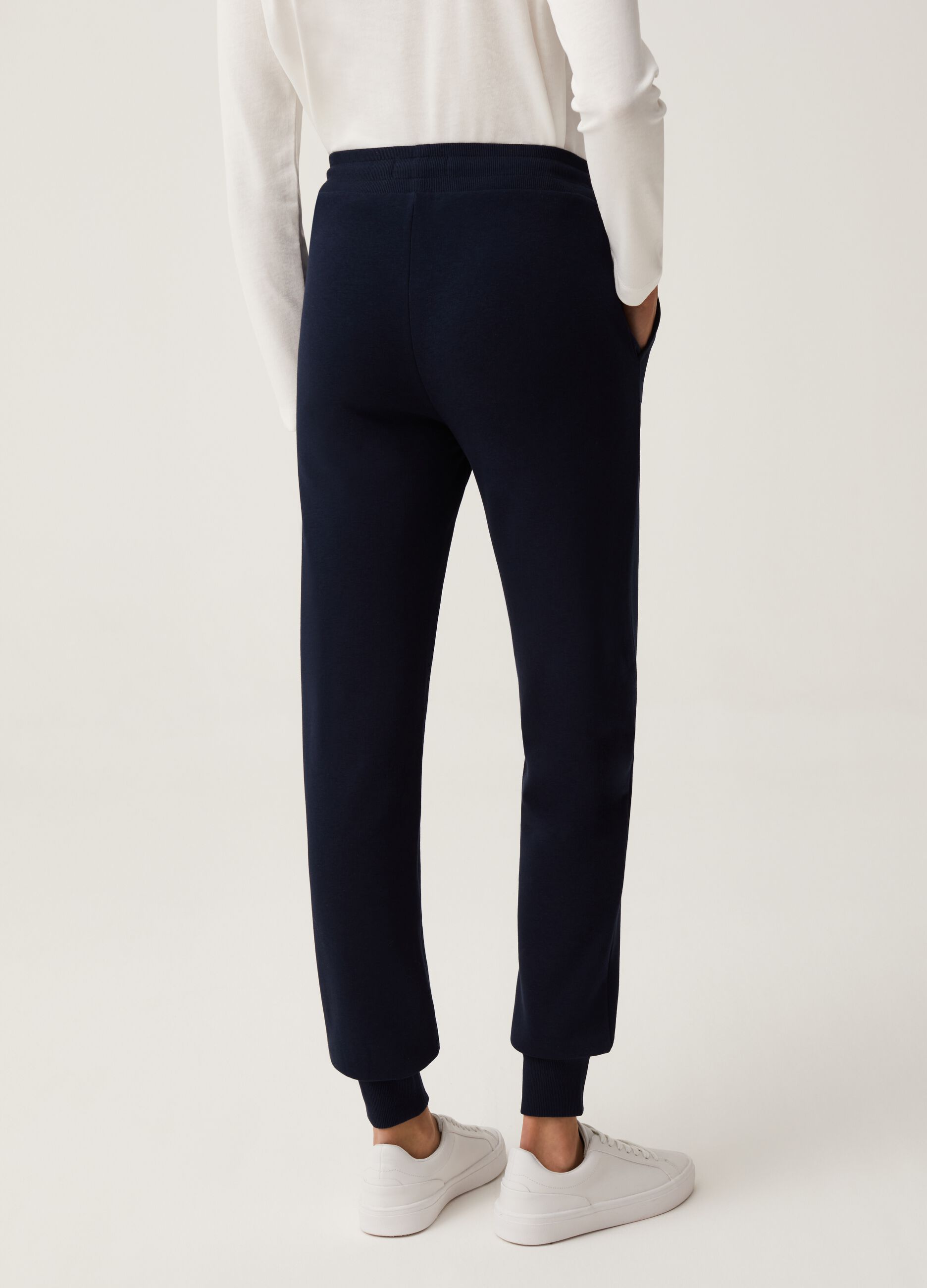 Joggers Fitness in felpa con coulisse_2