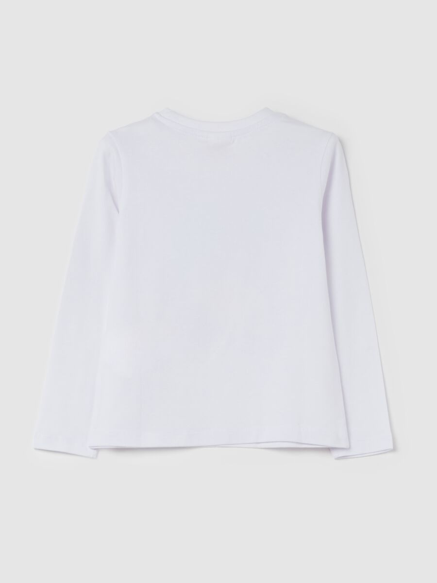 Long-sleeved T-shirt with Barbie print_1