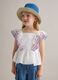 Multicolour paper fabric hat for girls_3