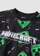 Kids&rsquo; pure cotton multicolour Minecraft print T-shirt_2