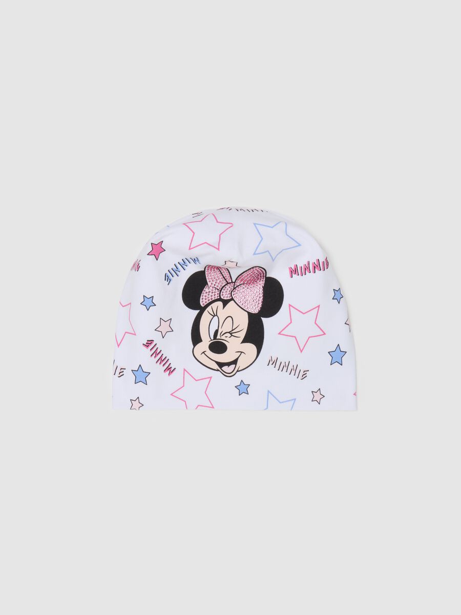 Jersey hat with Minnie Mouse print_0