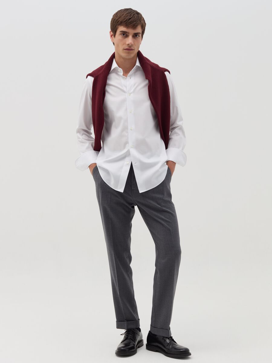 Slim-fit shirt in cotton_1